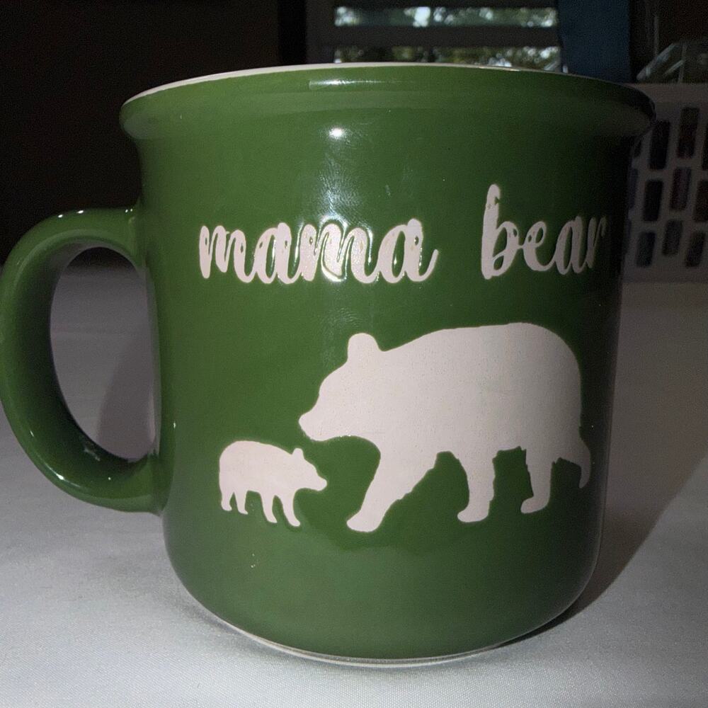 Green MaMa Bear X-Large Mug